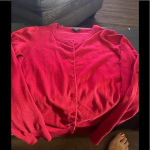 Red cardigan good condition